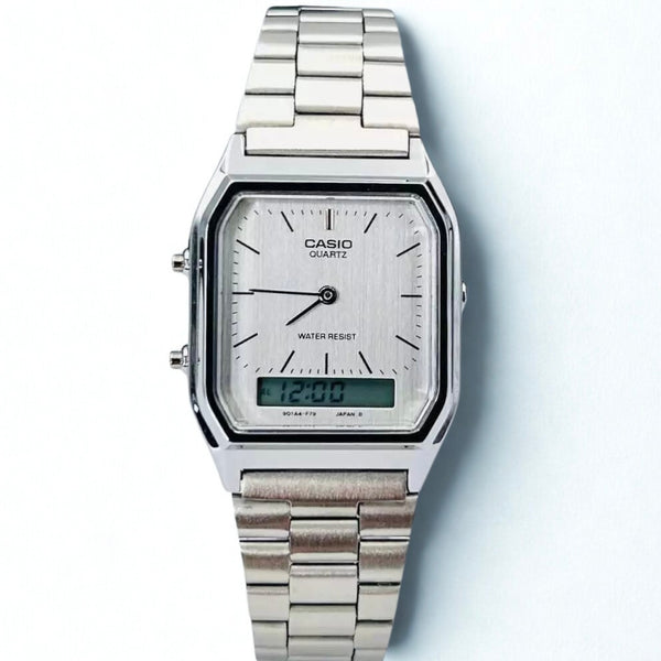 Relógio Casio vintage prata