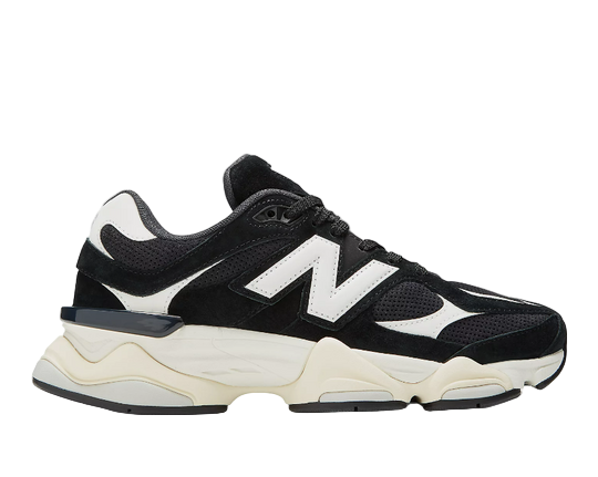 New Balance 9060 Sea Salt Black White