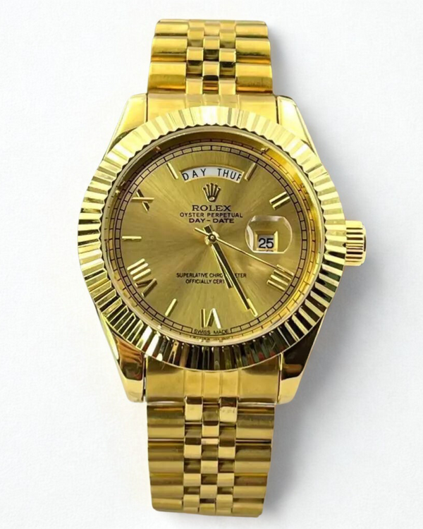 RELÓGIO ROLEX DATEJUST DOURADO DTA – UM ÍCONE DO LUXO
