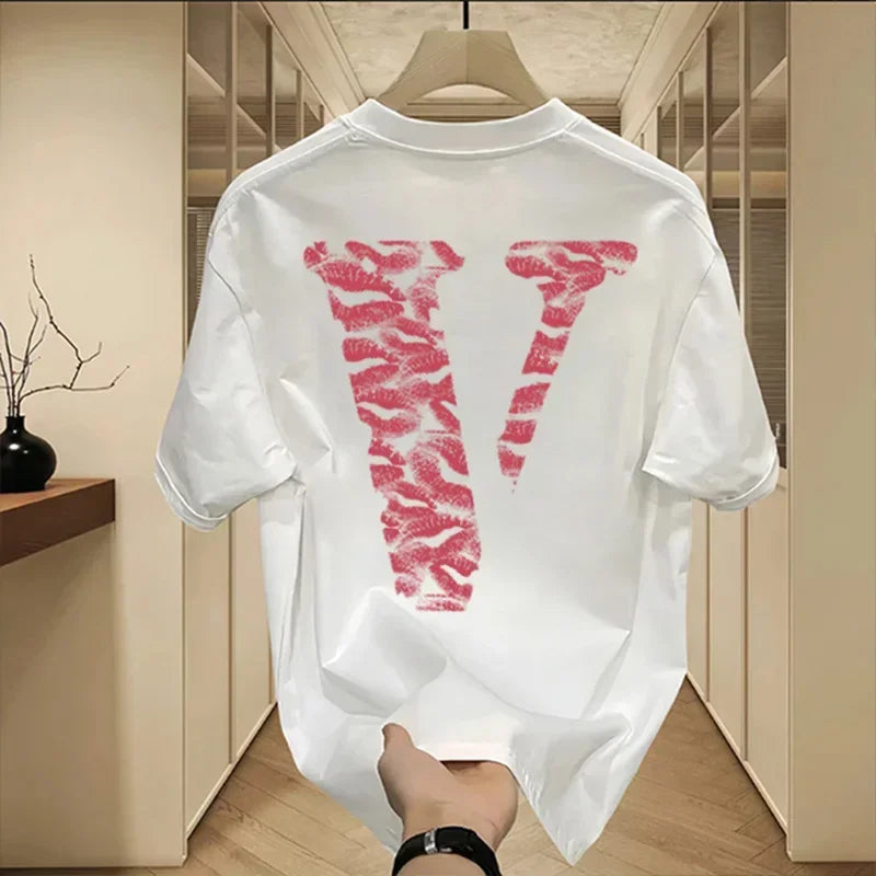 Camiseta de algodão VLONE