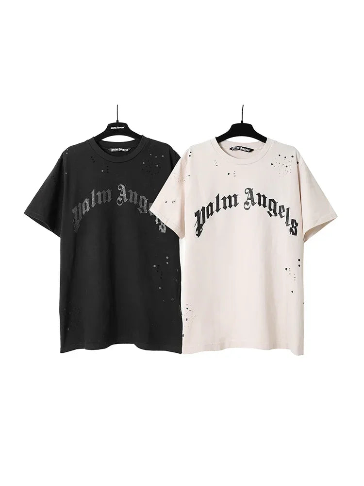 "Camisetas Palm Angels: Estilo de Luxo para Você" "destroyed”🌴