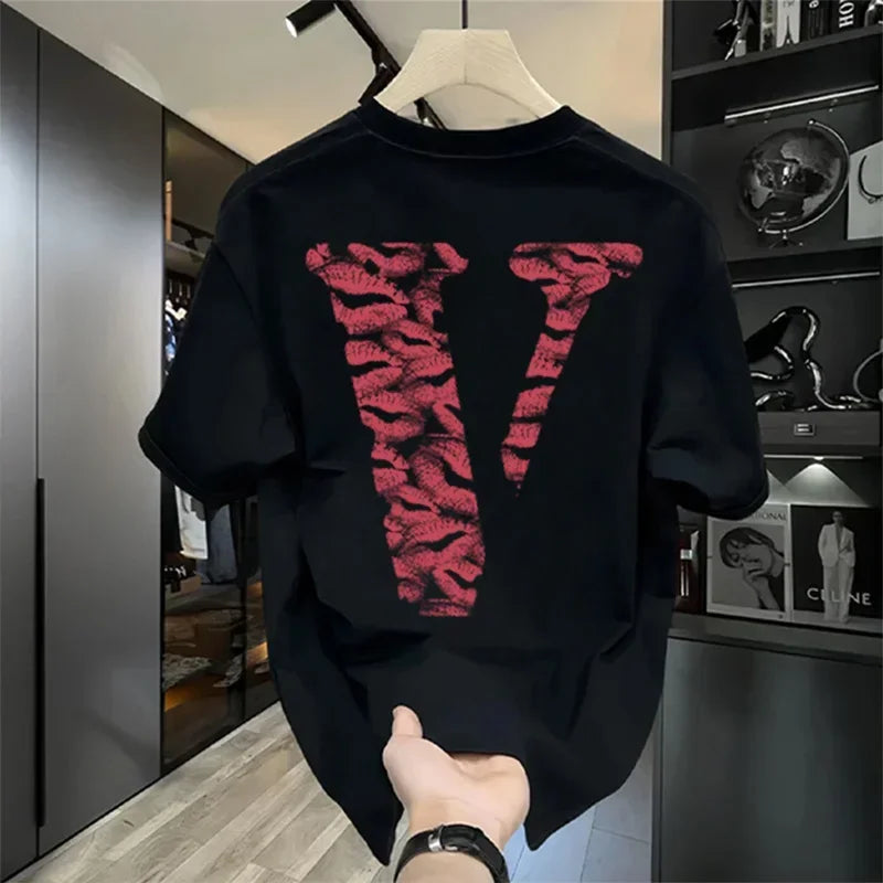 Camiseta de algodão VLONE